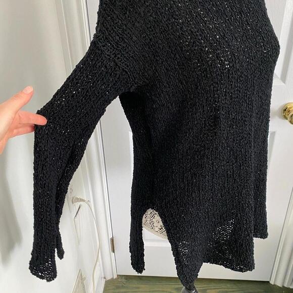 H&M knitted sweater / tunic black size S worn twice - Picture 2 of 4